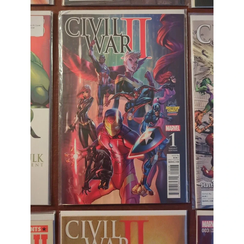 Marvel‎ Comics Civil War II Variant Lot – 11 Issues Total (~2016) NM Range